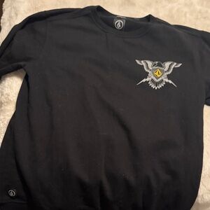 Volcom Black Graphic Men's crewneck